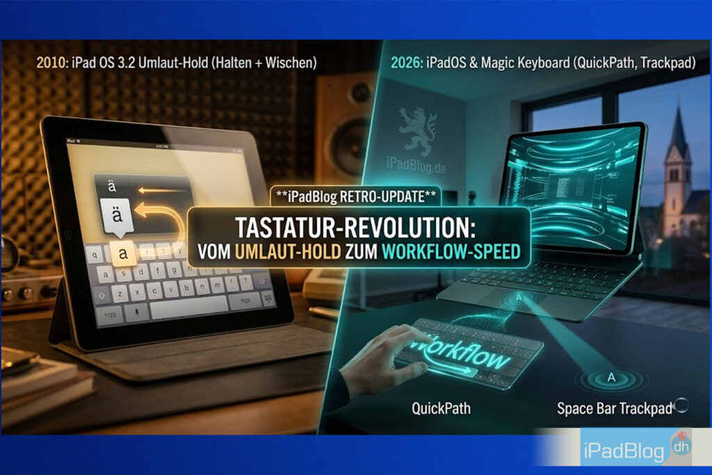 Tastatur-Revolution: iPadOS 3.2 Umlaut-Hold